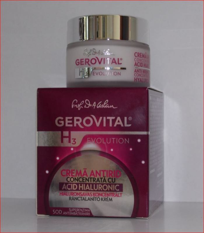                           ANTI- WRINKLE CREAM CONCENTRATED WITH HYALURONIC ACID, 50 ml			